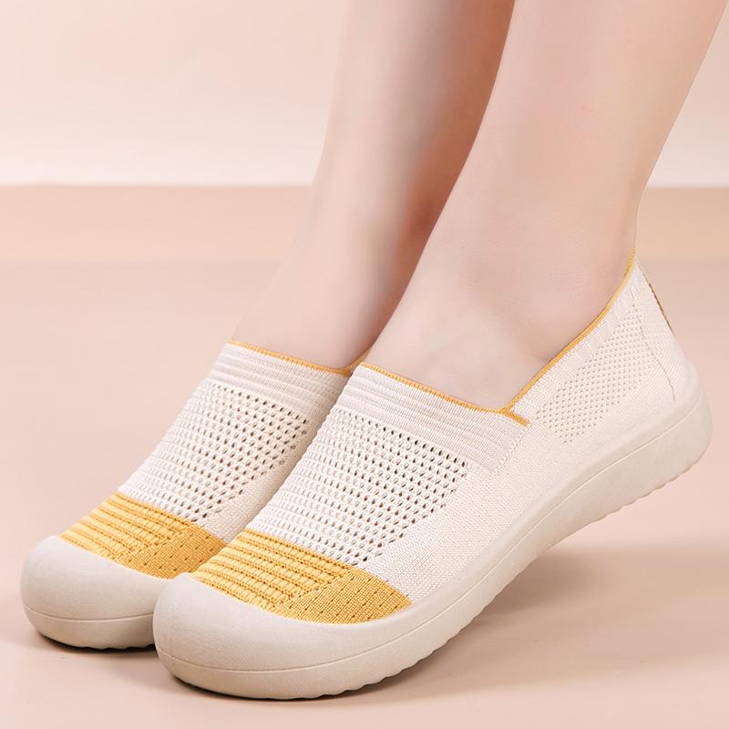 Vară nou pantofi de pânză vechi Beijing pentru femei plasă respirabil ușor casual talpă moale confortabil plasă un pedal pantofi mamă