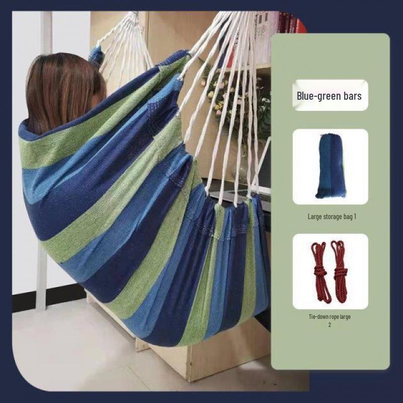 University Dorm Hanging Hammock Chair - Indoor Student Single Swing