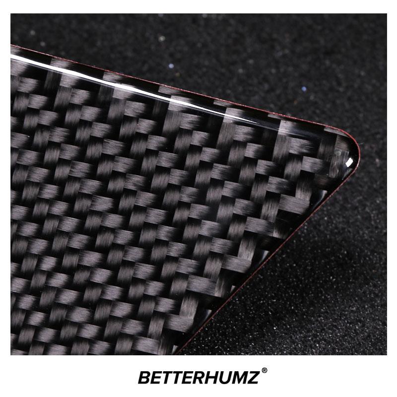 For Mercedes Benz W204 W212 C E Class 4pcs Car Door Handle Bowl Trim Panel Stickers Carbon Fiber Interior Tuning Accessories