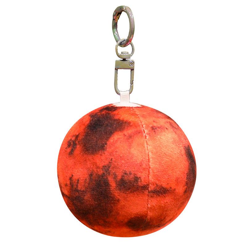 Cartoon Sun Planet Pendant Plush Toy Doll Earth Moon Doll Girl Bag Keychain Ragdoll