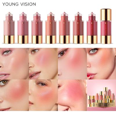 Blush liquido per il viso, fard contagocce a lunga tenuta, blush liquido a 7 colori, Moment Vision Rouge, crema pigmentata, contorno viso, cosmetici