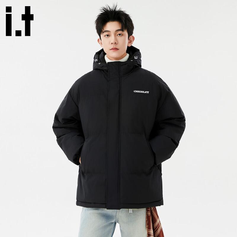 CHOCOOLATE Men s Thickened Hooded Padded Jacket 2XL