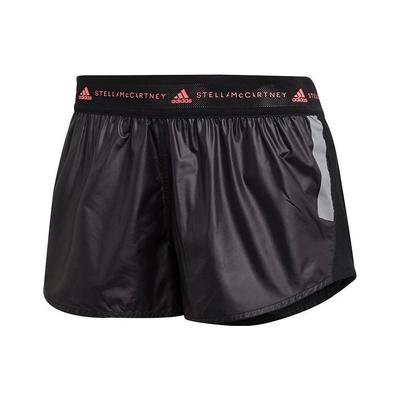 Letter Print Elastic Waist Shorts Women Shorts Black DT9247