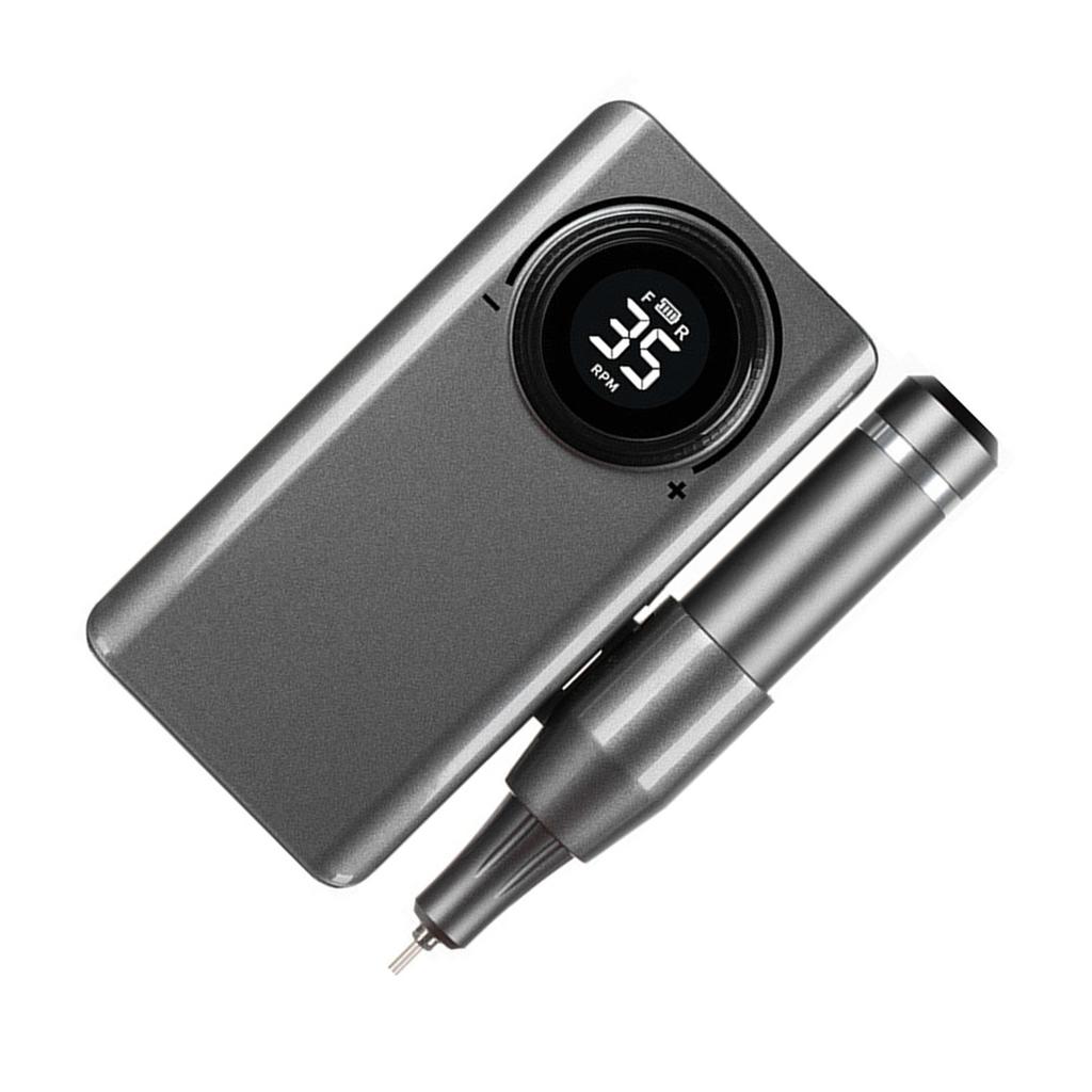 Nail Drill Kit Portable LCD Display Electric Multifunctional Nail File Drill Power Bank for