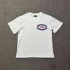 Unisex Übergroßes Baumwoll-Grafik-T-Shirt Lockerer Schnitt Rundhalsausschnitt Kurzarm T-Shirt Herren Damen Freizeit