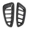 2pcs Car Carbon Fiber Dashboard Side Upper Air Vent Housing Outlet Frame Cover For Honda HRV HR-V