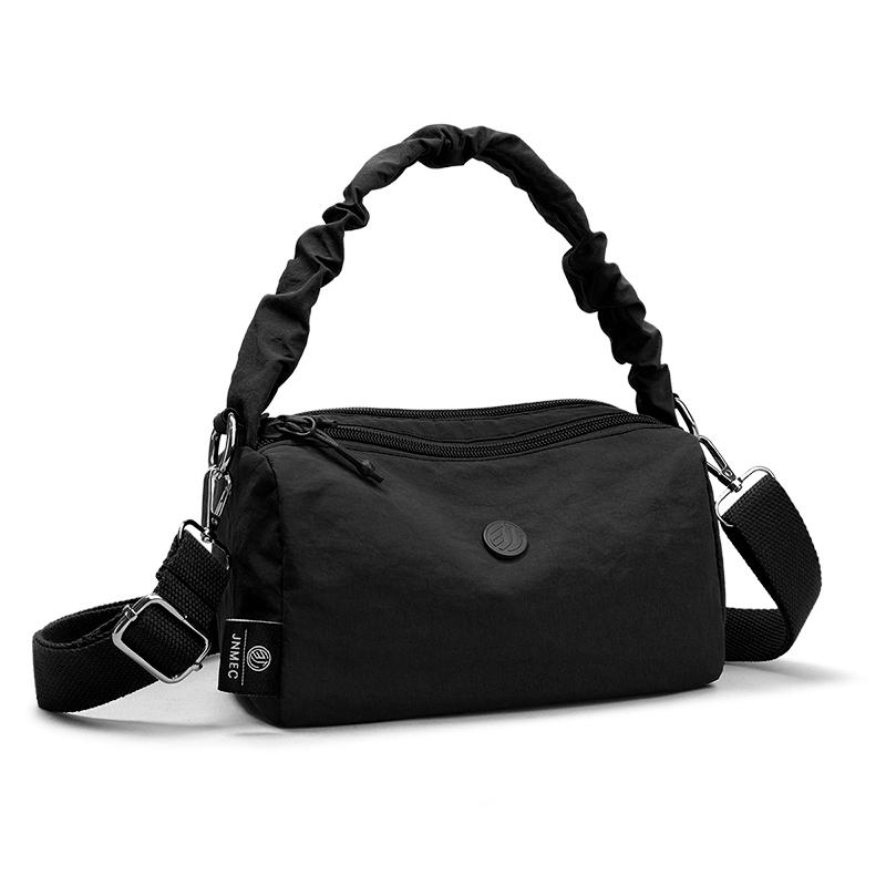 LADIES HANDBAG Schoudertas Dames Waterdicht Nylon Moedertas zwart