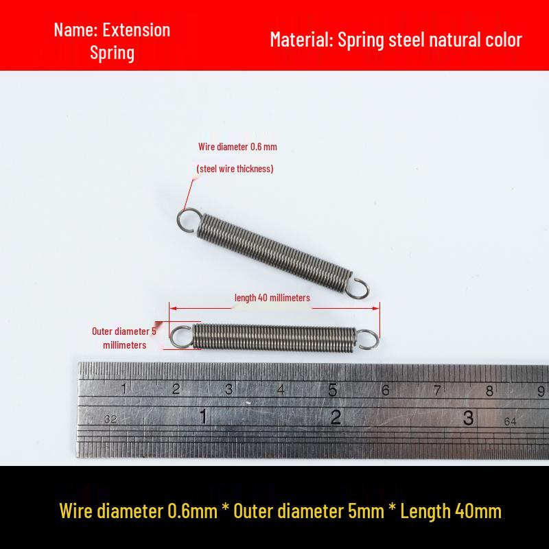 Stainless Steel Spring Hook for Microwave Oven Handle, Wire Diameter 0.6/0.7