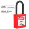 10 Sets 38mm Lockout Lock Dustproof Nylon Industrial Engineering Insulation Security Tool for Factories