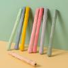 Straw Teether Children's Toy Soft Silicone Hollow Molar Stick Newborn Teething Tube Molar Toy Gift