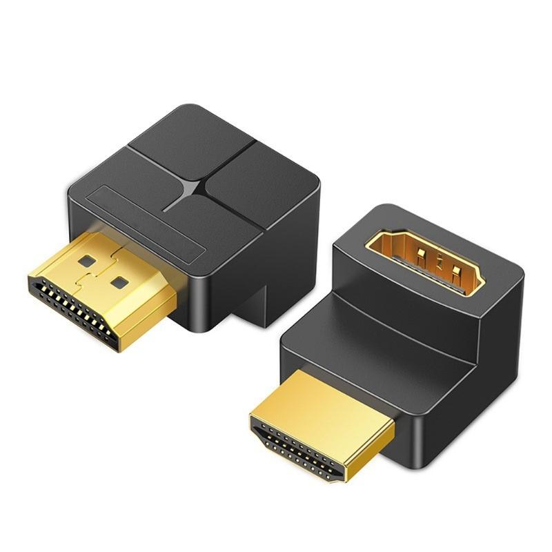 Pack Of 2 Adapter Male To Female Connector Supports 4K And 3D Suitable For TVs Monitors Laptops Smooth Gaming Experience