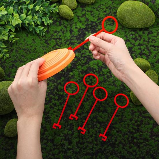 10 Stück Tontaubenhaken Schwerlast Witterungsbeständiger Kunststoff Tontaubenhalter Outdoor Schießübung Hängender Zielaufhänger