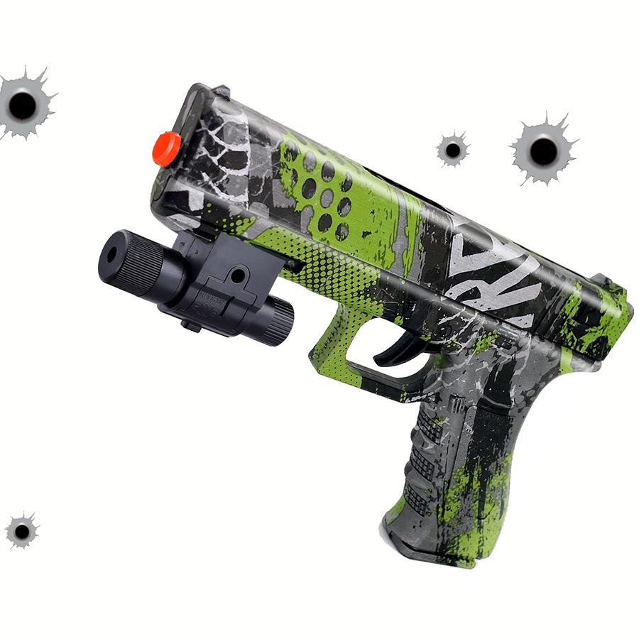 Ball Blaster Pistol Toys Manual Blaster NO Need Charge Outdoor Shooting Toys Backyard Games Gift