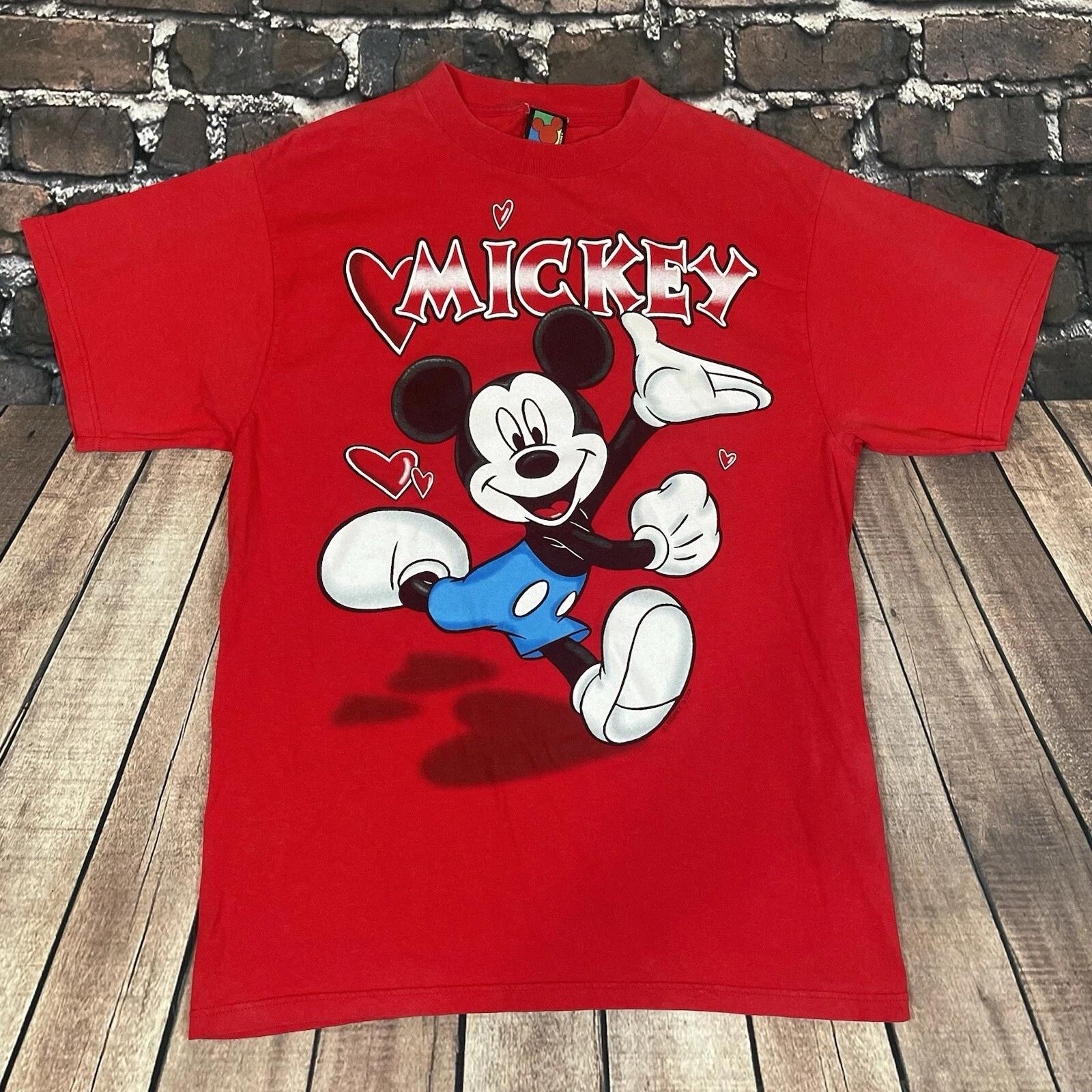 

Vintage 90s Mickey Unlimited Mickey Mouse T-Shirt Men s Large Jerry Leigh USA S