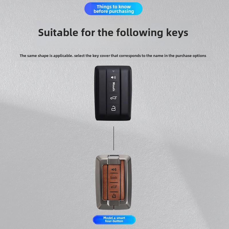 TANK 300/400/500 2024 Key Cover & Buckle, Great Wall-Compatible