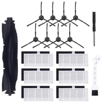 Zubehör-Ersatzset für Bürstenfilter, passend für IHome AutoVac Nova Self Empty IHRV6-BLK, Ultenic T10 Roboterstaubsauger