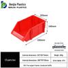 Large Wall-Mounted Plastic Screw Organizer with Compartments