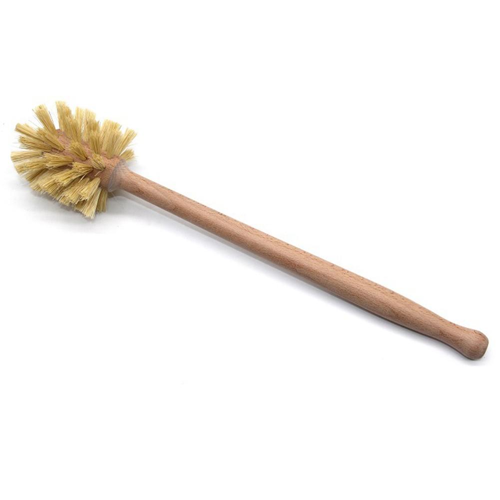 

Tough on Stains Gentle on Surfaces Wooden Toilet Brush with Beech Wood Handle