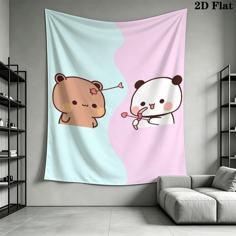BUBU&DUDU Wall Tapestry Aesthetic Wall Hanging Printed Fabric Blanket Decorative Tapestries for Bedroom Living Room Home Decor