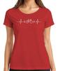 Bicycle Heartbeat Ecg Bicycle Love Pulse Cyclist Road Bike Biker Unisexs Tshirt
