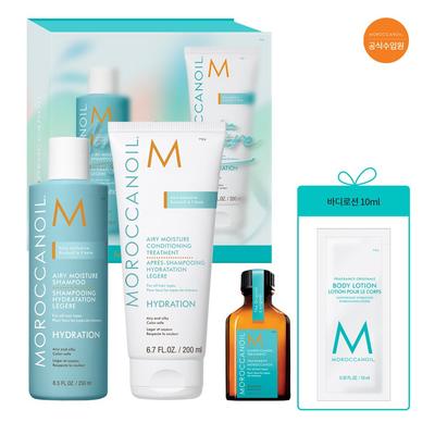 Scalp Soothing_Airy Shampoo 250ml & Treatment 200ml Set (Free: Oil 25ml + Body Lotion 10ml)Gifts Are Subject To Change