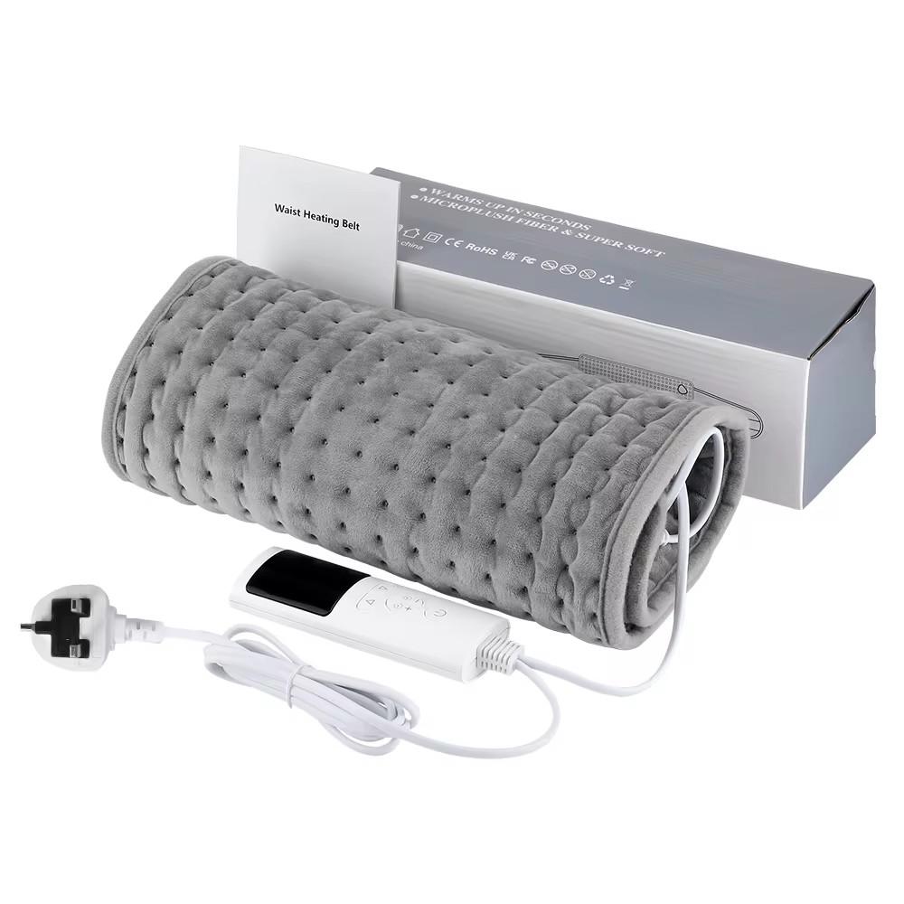 Electric Heating Pad Waist Heated Pad LCD Controller Soft Touch Machine Washable Back Belly Warm Cushion Waist Belt