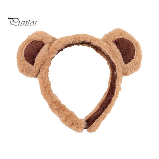 

1/2/3 шт., декоративная повязка на голову в виде медвежьих ушей, декоративный обруч для волос с изображением животных, мультяшная повязка для волос, детские аксессуары для волос, реквизит для вечеринок для девочек 1pc хаки