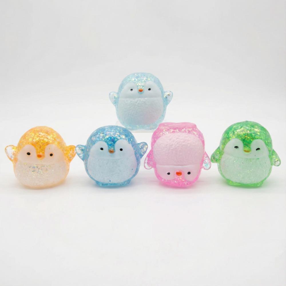 Populaire Maltose Pinguïn Zacht Rubber Squishy Speelgoed Schattig Dier Knijp Gadget voor Stressverlichting voor Volwassenen Kantoor Dagelijkse Rust Bureaublad Decoratie Vakantie Accessoire