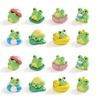 8 Stilar Minilandskap Kreativ Sommar Liten Groda Docka Mossa Trädgårdsdekoration Tillbehör Skrivbords Miniatyrprydnad
