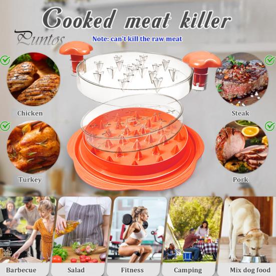 Chicken Shredder Large Chicken Breast Shredder Tool with Brush Set Ergonomic Handle BPA Free Dishwasher Safe Chicken Pork Chopper