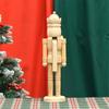 Christmas Nutcrackers Ornament, Wood Christmas Nutcrackers Soldier Figures Standing Decorations for Christmas