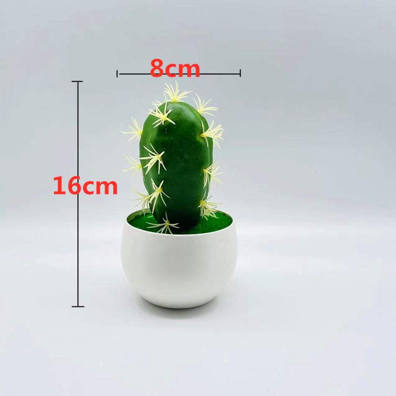 Artificial Cactus Simulated Green Plants Desktop Potted Indoor Decoration