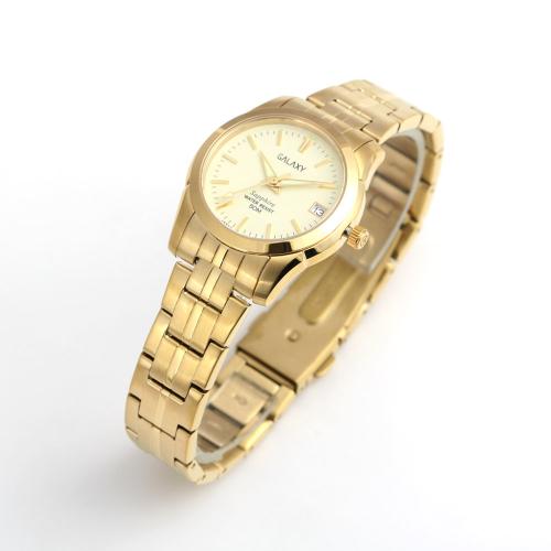 [GALAXY] GALAXY 5 ATM Women's Metal Wristwatch QA9012FD