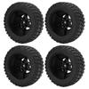 4 Pcs RC Short Course Truck Wheels 120mm Diameter Rubber Tire Plastic Hex Hub 1 10 RC Truck Wheels for Slash 4x4 2WD