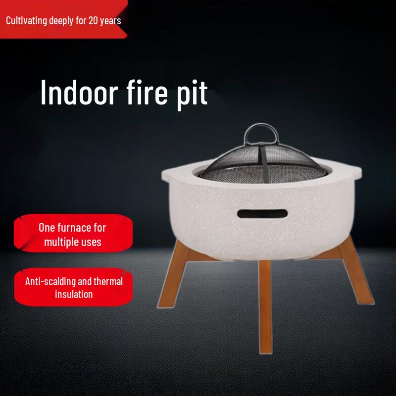 Indoor Charcoal Brazier and BBQ Set
