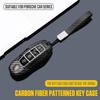 3 4 Boutons Style Carbone ABS Housse de Boîtier de Clé de Voiture Porte-clés pour Porsche Panamera 997 944 924 Cayenne 958 911 971 911 9YA Macan Boxster
