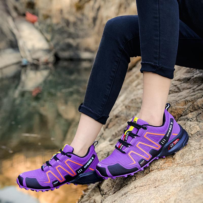 Lightweight Women's Trail Running & Hiking Shoes - Breathable Outdoor Footwear
