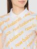 Short Sleeve Polo Shirt Logo Sweat Quick Golf 0 [New Balance] Women's (Bias Pattern, Absorbent, Drying, Stretch) / / 012-3160504 030_White [S]