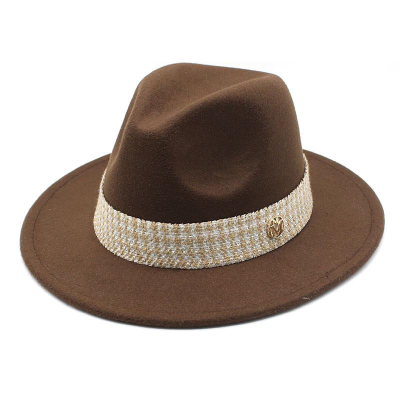 Woolen Hat Top Hat Jazz Hat Bow M Standard Woolen Hat