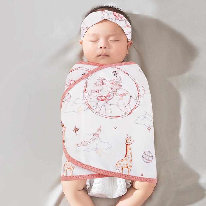 Spring/Summer Pure Cotton Anti-Startle Newborn Swaddle Blanket