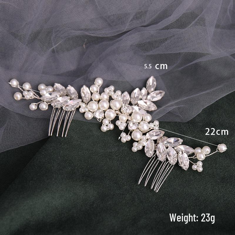 

Жемчужный свадебный гребень для волос сбоку для укладки пучка - Аксессуары для вечерней вечеринки