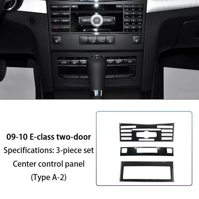 Kohlefaser Mittelkonsole Schalthebel Panel Abdeckung Für Mercedes Benz E-Klasse W212 W207 Coupe E260 E350 Armlehnenbox Dekoration