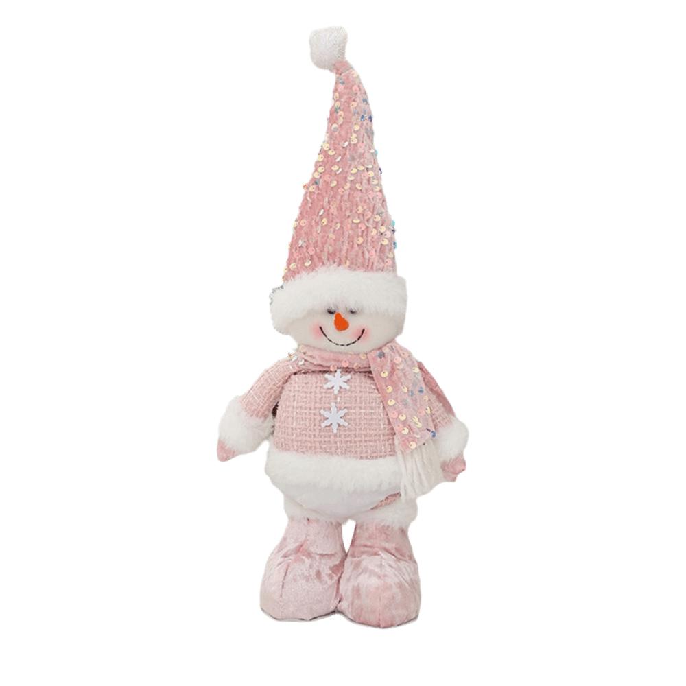 Standing Expandable Snowman Doll Matching Supplies Elk Doll Christmas Decorations  Christmas Decor
