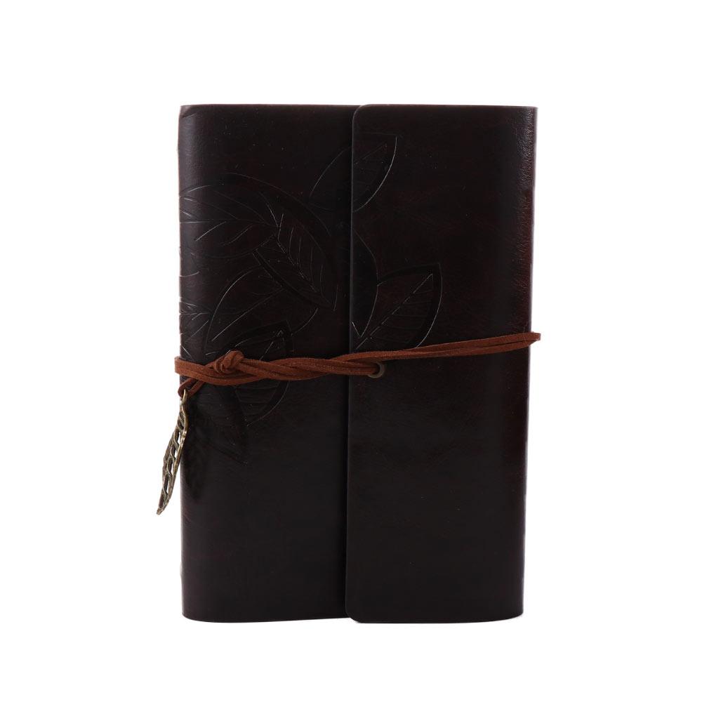 Literature Diary Journal Loose leaf Sketchbook Notepad Spiral Note Book Vintage Notebook PU Leather Paper Replaceable
