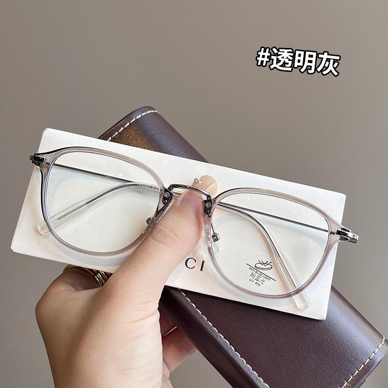 

Korean Style Women s Eyeglass Frame TR90 Material Anti Blue Light Glasses High Quality Unisex Design