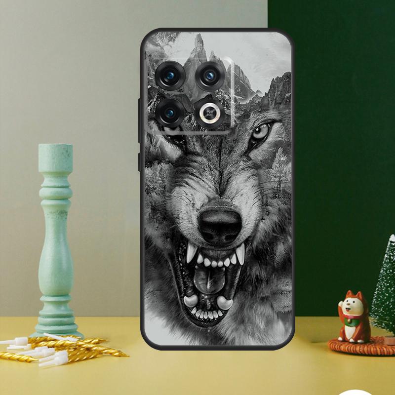 The Wolf Fierce Phone Case For OnePlus 13 13R 12 12R 11 9 10 Pro 8T 9RT 10T 10R Nord 4 CE 2 3 Lite N20 N30