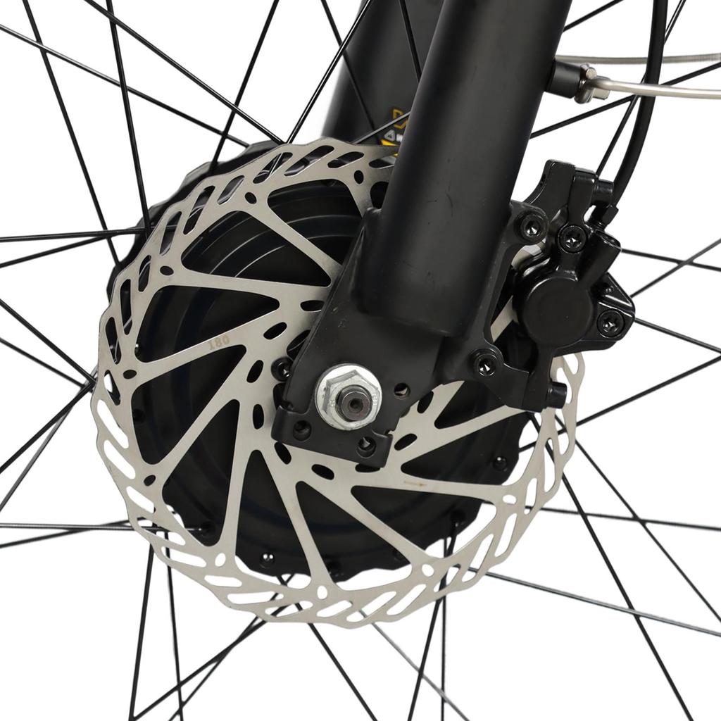 Bicicleta Elétrica de Motor Duplo Baolujie DP-2603-SJ 1500*2 Bateria 52V35AH Pneu Largo Todo-Terreno Aro 26 Bicicleta E-Mountain Bike Para Adulto