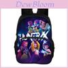 Hunter Witch Group Kpop Backpack With Breathable Polyester Durable Material For School Students
