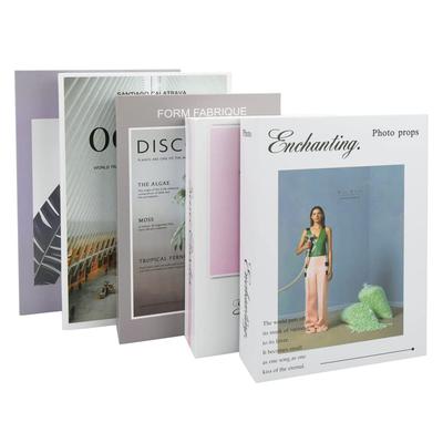 Conjunto de 5 Livros Falsos Perfeitos para Fotografia e Decoração de Casa, Designs Estilo Ocidental, Leves, Decoração, Adereços, Exibição,