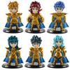 11cm Saint Seiya Anime Model Myth Cloth Leo Aiolia Aquarius Camus Cancer DeathMask Golden Zodiac Knight Action Figure Figure Toy Premium Quality